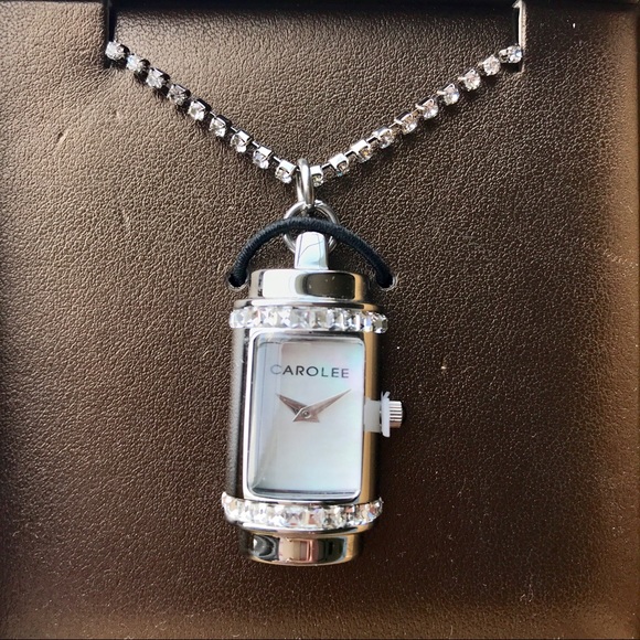 Carolee Accessories - NWT Carolee watch Necklace silver